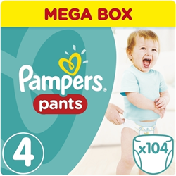 Pampers Pants Size 4 (9-15 Kg) Mega Box 104 τμχ